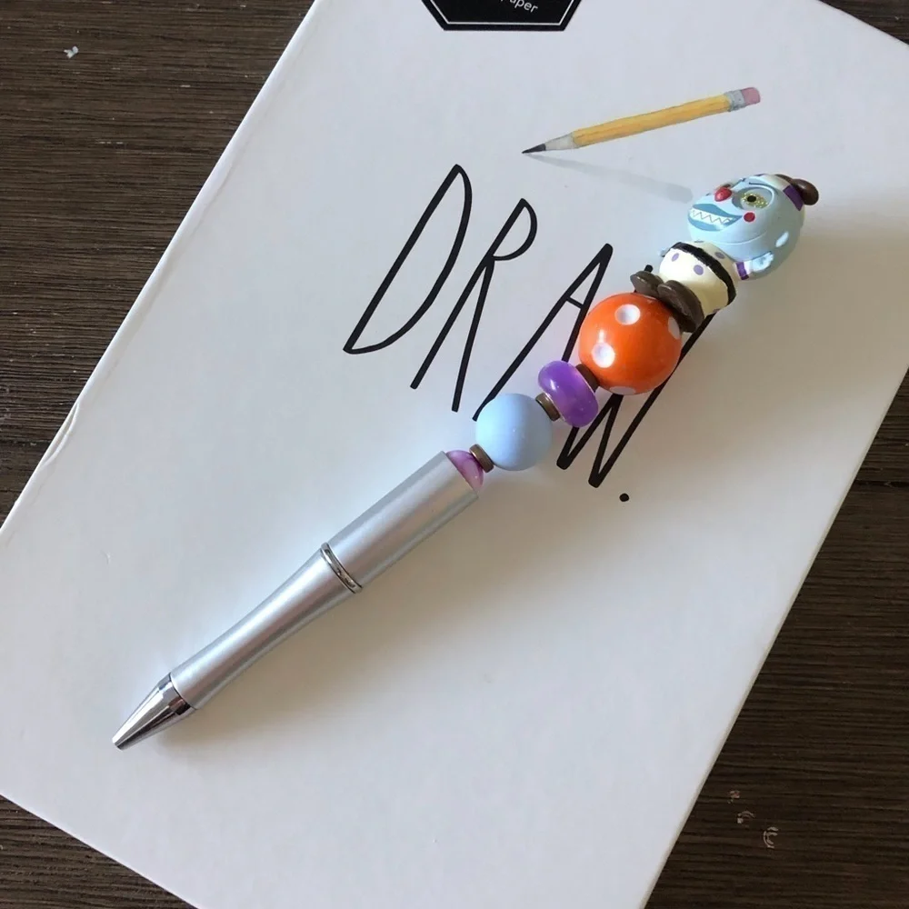 Disney Doorables: Nightmare Before Christmas: Clown handmade beaded pen